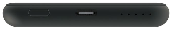 5000 mAh Powerbank USB Typ-C Kabelloses Laden  Charge 'n' Go (Schwarz) 