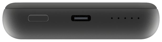 10000 mAh Powerbank USB Typ-C Kabelloses Laden  Charge 'n' Go (Grau) 