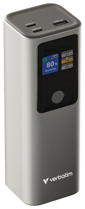 27000 mAh Powerbank USB Typ-C  Charge 'n' Go (Grau) 