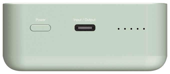 20000 mAh Powerbank USB Typ-C Kabelloses Laden  Charge 'n' Go Essentials (Grün) 