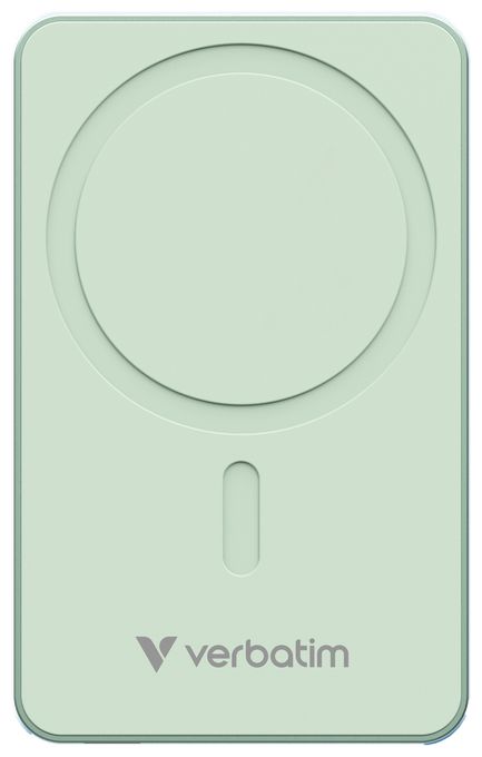 5000 mAh Powerbank USB Typ-C Kabelloses Laden  Charge 'n' Go Essentials (Grün) 