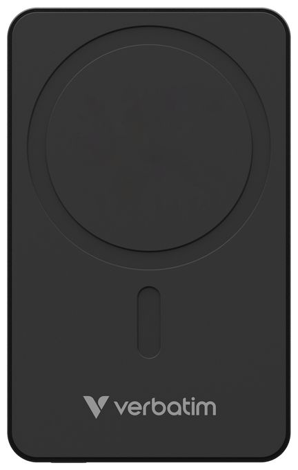 10000 mAh Powerbank USB Typ-C Kabelloses Laden  Charge 'n' Go Essentials (Schwarz) 