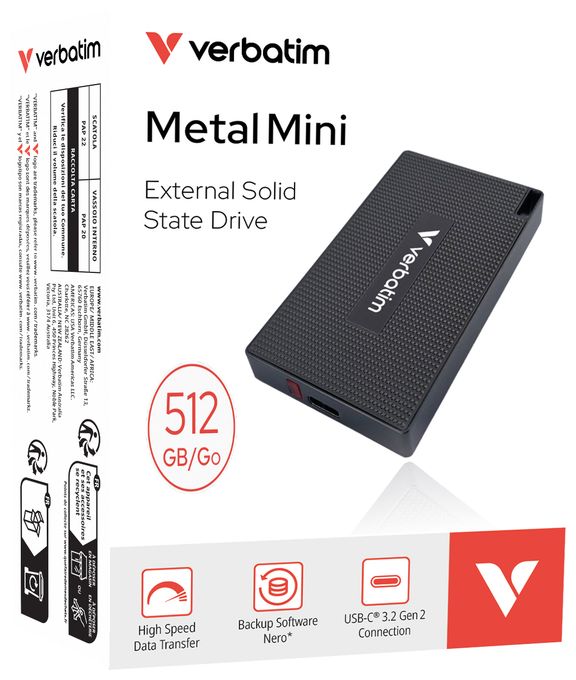 512 GB SSD M.2  Metal Mini (Grau) 