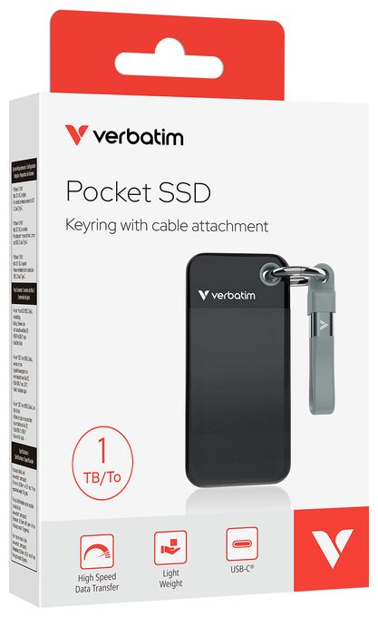 1 TB SSD M.2  Pocket (Schwarz, Grau) 