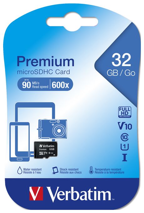 MicroSDHC Speicherkarte 32 GB Klasse 10 Premium 