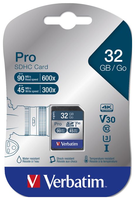 SDHC Speicherkarte 32 GB Klasse 10 Pro 