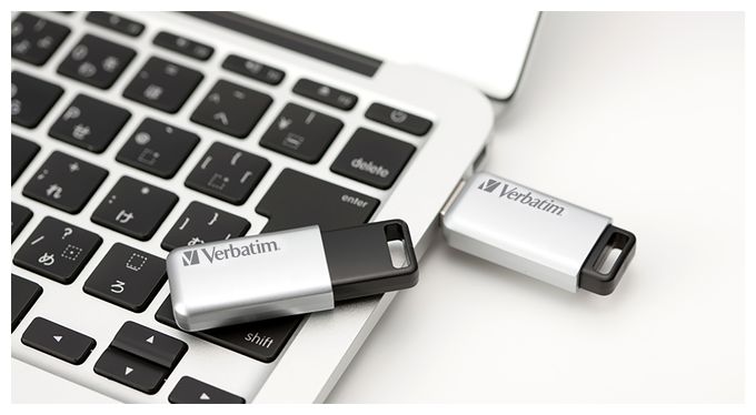 USB Typ-A Stick 64 GB  Secure Pro (Schwarz, Grau) 