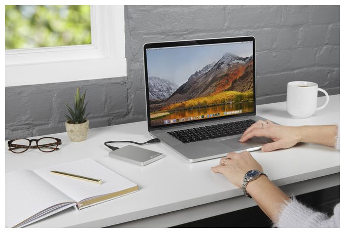 1 TB externe Festplatte 2.5"  Store 'n' Go Alu Slim Portable (Silber) 