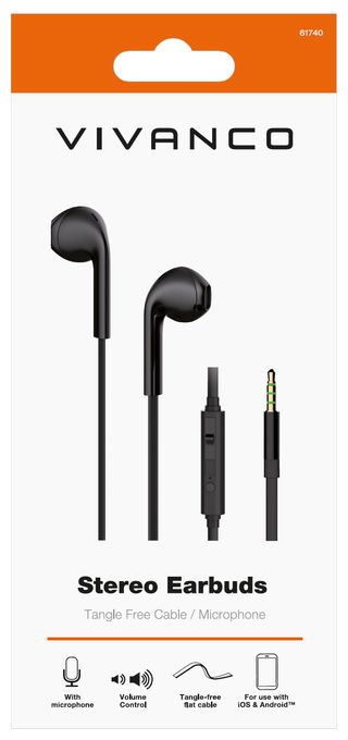 In-Ear Kopfhörer Kabelgebunden  61740 WEVVSS10 (Schwarz) 