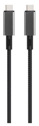 40 Gbit/s Stecker Rundkabel USB C auf USB C bis 240 W 0,5 m  64013 (Schwarz) 
