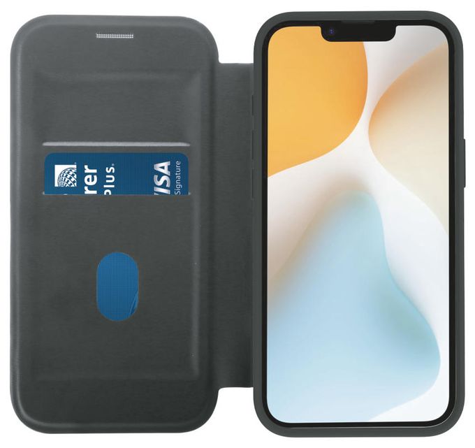 Geldbörsenhülle für Apple iPhone 16e (2025)  Mag Premium Wallet (Schwarz) 