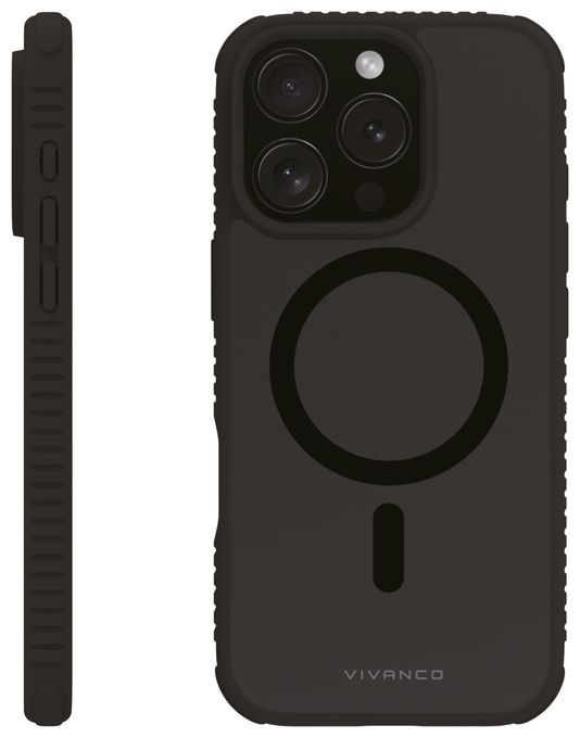 Cover für Apple iPhone 16 Pro (Schwarz, Durchscheinend) Mag Solid Elite 