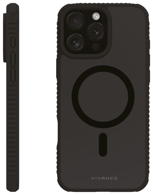 Cover für Apple iPhone 16 Pro Max (Schwarz, Durchscheinend) Mag Solid Elite 