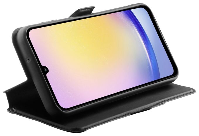 Geldbörsenhülle für Samsung Galaxy A25 5G  Pure Wallet (Schwarz) 