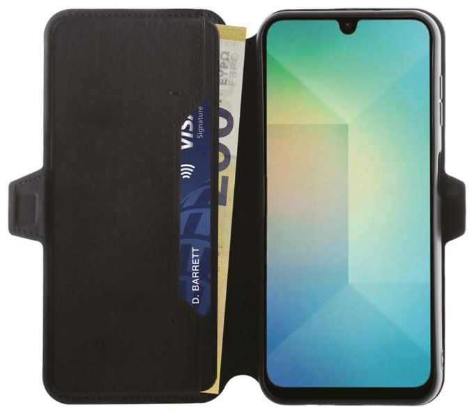 Geldbörsenhülle für Samsung Galaxy A26 5G  Pure Wallet (Schwarz) 