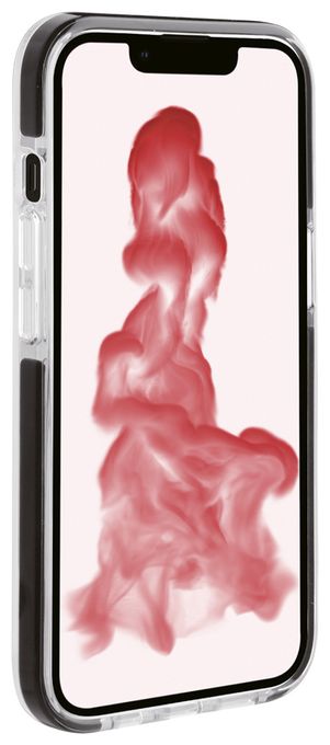 Cover für Apple iPhone 14 Plus (Schwarz, Transparent) Rock Solid 
