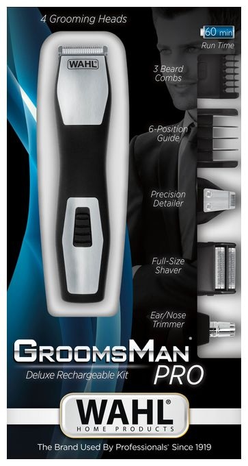 Trocken Rasierer Nickel-Metallhydrid (NiMH) 60 min 09855-1216 GroomsMan Pro All in One 