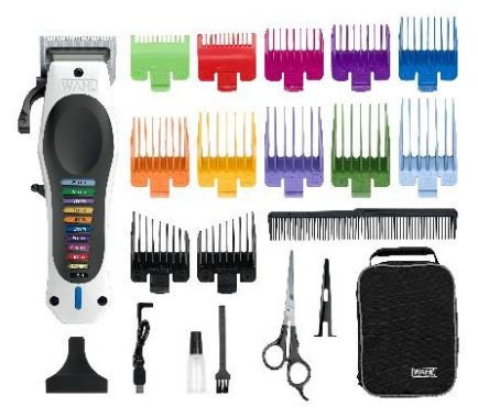 Haarschneider Batterie/Akku 10 Aufsteckkämme 3028048 Color Pro Cordless 