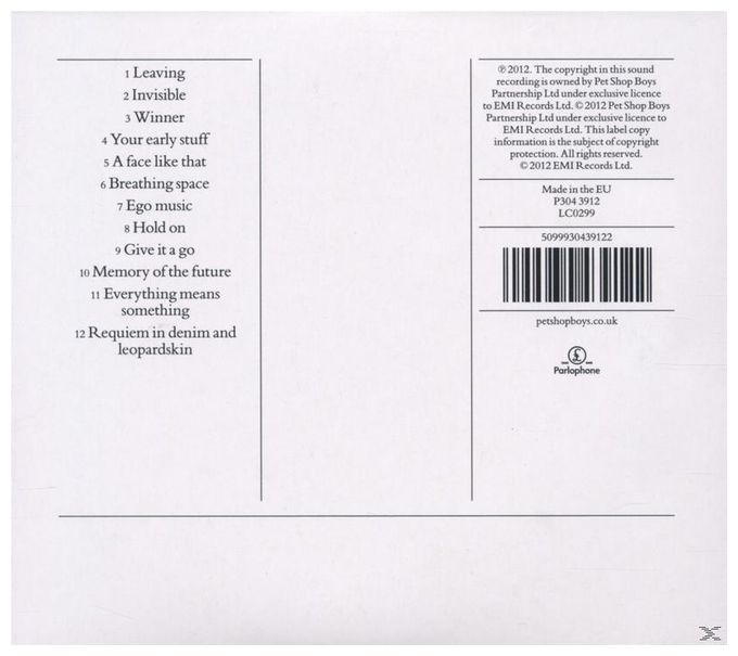 Pet Shop Boys - ELYSIUM 