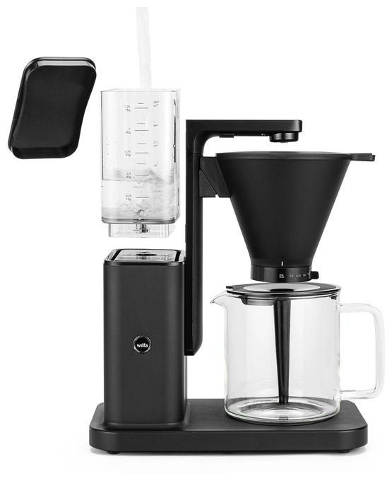 10 Tassen Filterkaffeemaschine 1,2 l (Schwarz, Transparent) CM10AB-M125 
