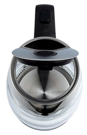 1,8 l Wasserkocher 2200 W (Schwarz, Silber, Transparent) WKG-2200S 
