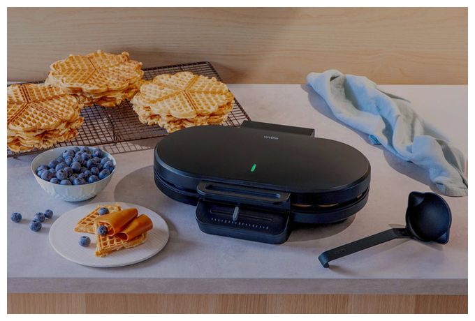 Waffeleisen Herz (Form) für 10 Waffel(n) WM4DB-160P Classic Double P 
