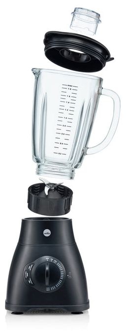 1,8 l Standmixer 3 Geschwindigkeiten 1200 W (Schwarz, Transparent) Xplode 1500 auto 