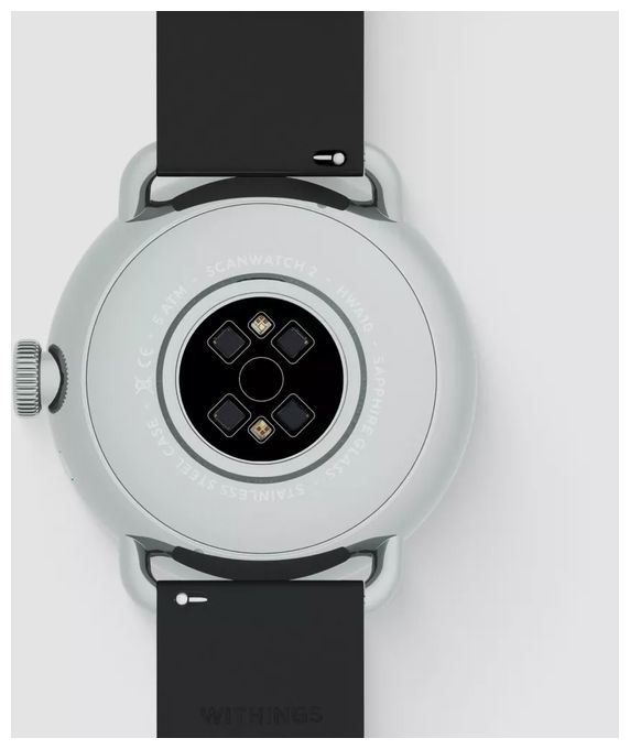 Hybrid 38 mm Smartwatch Rund 282 ppi  ScanWatch 2 (Edelstahl) 
