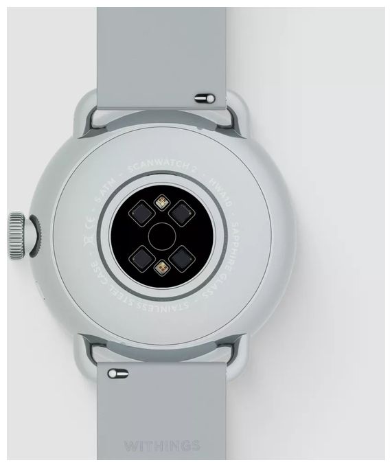 Hybrid 38 mm Smartwatch Rund 282 ppi  ScanWatch 2 (Edelstahl) 