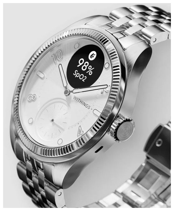 Hybrid 39 mm Smartwatch Rund 282 ppi  ScanWatch Nova (Grau, Titan) 