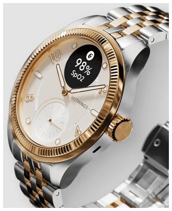 Hybrid 39 mm Smartwatch Rund 282 ppi  ScanWatch Nova (Gold, Edelstahl) 