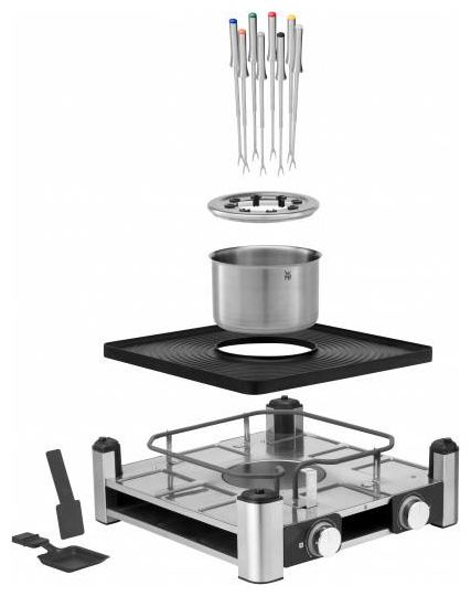 8 Person(en) 1960 W Lumero Gourmet Station 3-in-1 Raclette 