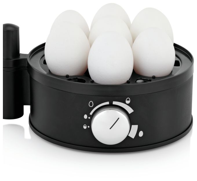 Eierkocher für 7 Eier  Stelio (Schwarz, Chrom) 