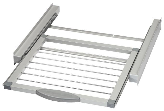 110225 Zwischenbausatz für Waschmaschine Trockner, integrierter Wäscheständer 