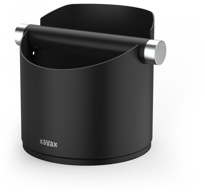  111277 Abklopfbehälter für Kaffeesatz (Schwarz) 