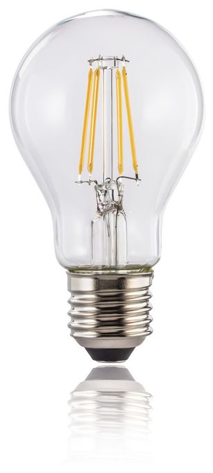 LED Lampe Tropfen E27 EEK: E 806 lm Warmweiß (2700K) entspricht 60 W Dimmbar 112801 