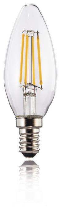 LED Lampe Kerze E14 EEK: E 470 lm Warmweiß (2700K) entspricht 40 W 112905 