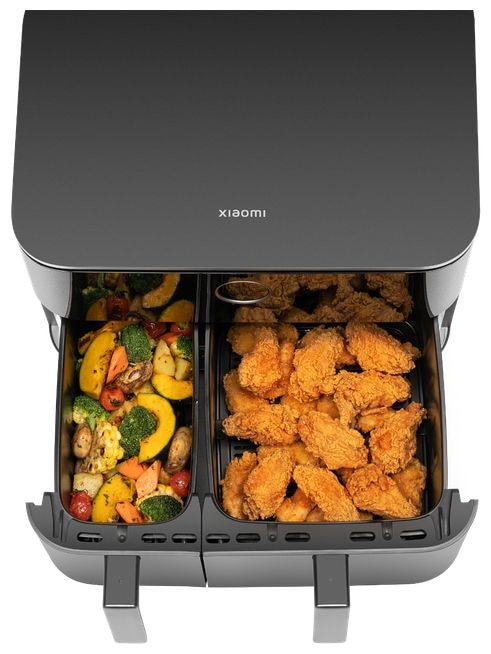 Doppel Heißluftfritteuse 10 l 2700 W  BHR07SGEU (Schwarz) 