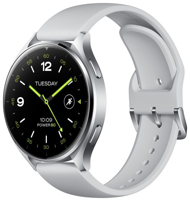Digital 46 mm Smartwatch Rund 65 h  Watch 2 (Silber) 