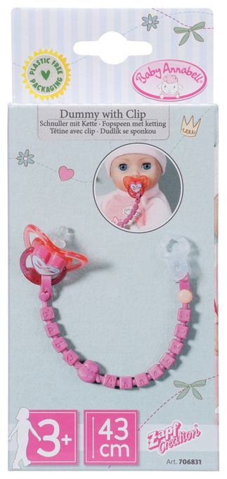 Baby Annabell Schnuller + Kette 