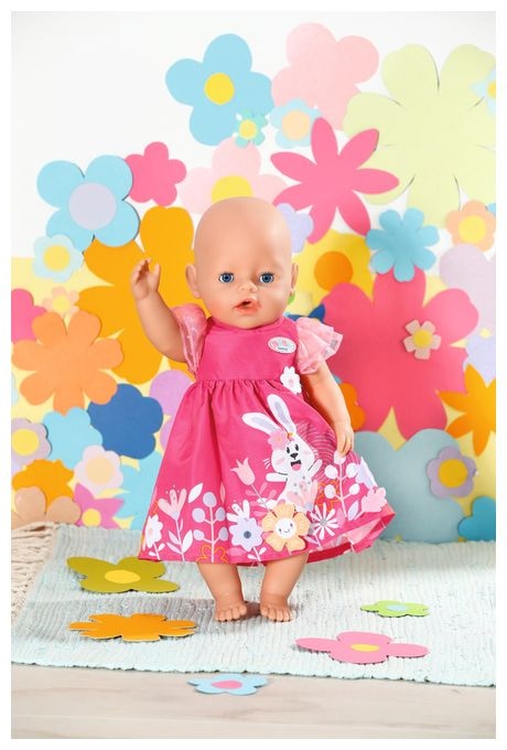 BABY born Kleid mit Blümchen 