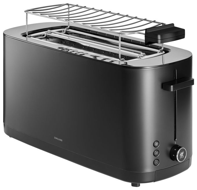 Toaster 1800 W 4 Scheibe(n)  Enfinigy lang (Schwarz) 