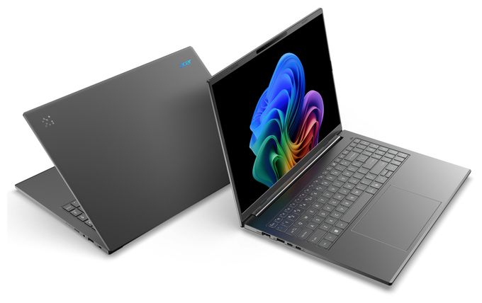 WUXGA Notebook 40,6 cm (16 Zoll) 1920 x 1200 Pixel 512 GB SSD Windows 11 Home AMD Ryzen 5 max. 4,8 GHz  Aspire 16 AI A16-61M-R5EH (Grau) 