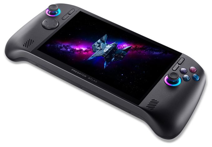  Predator Atlas 8 PA08-I51-G9Q2 Handheld-Spielekonsole (Schwarz) 