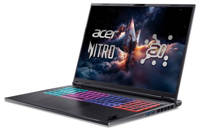 WQXGA Notebook 45,7 cm (18 Zoll) 2560 x 1600 Pixel 1 TB SSD Windows 11 Home AMD Ryzen 7 max. 5 GHz  Nitro AN18-61-R5B0 (Schwarz) 