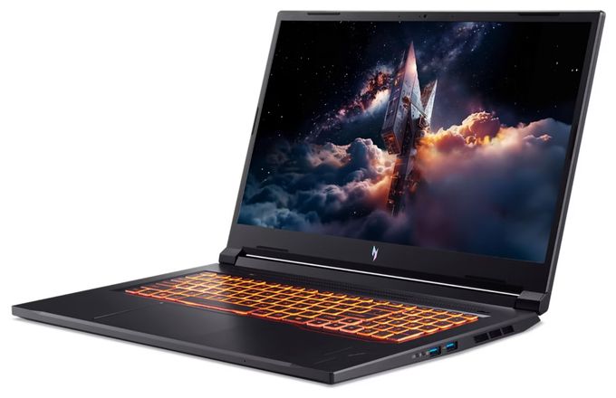 Full HD Notebook 43,9 cm (17.3 Zoll) 1920 x 1080 Pixel 1 TB SSD Windows 11 Home AMD Ryzen 7 max. 5,1 GHz  Nitro V17 AI ANV17-41-R4D6 (Schwarz) 