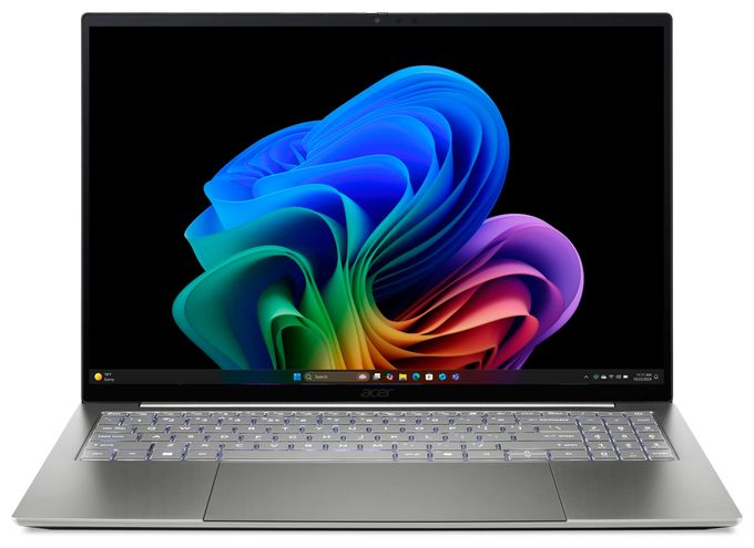 WQXGA+ Notebook 40,6 cm (16 Zoll) 2880 x 1800 Pixel 32 GB Ram 1 TB SSD Windows 11 Home Intel Core Ultra 9 max. 5,1 GHz  Swift AI SF16-71T-993G (Grau) 