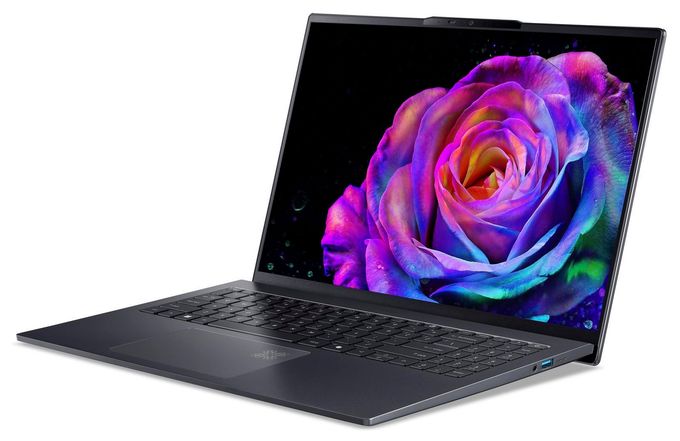 WUXGA+ Notebook 40,6 cm (16 Zoll) 2048 x 1280 Pixel 1 TB SSD Windows 11 Home AMD Ryzen 7 max. 5 GHz  Swift Go AI SFG16-61-R3BU (Grau) 