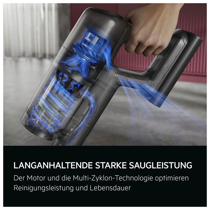 Handstaubsauger Beutellos bis 40 min Laufzeit 21,6 V HEPA  AP72UB21ES Ultimate 7000 (Grau) 