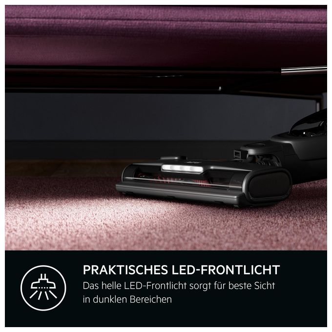 Handstaubsauger Beutellos bis 55 min Laufzeit 25,2 V  AS62A252XN Serie 6000 (Braun, Walnuss) 